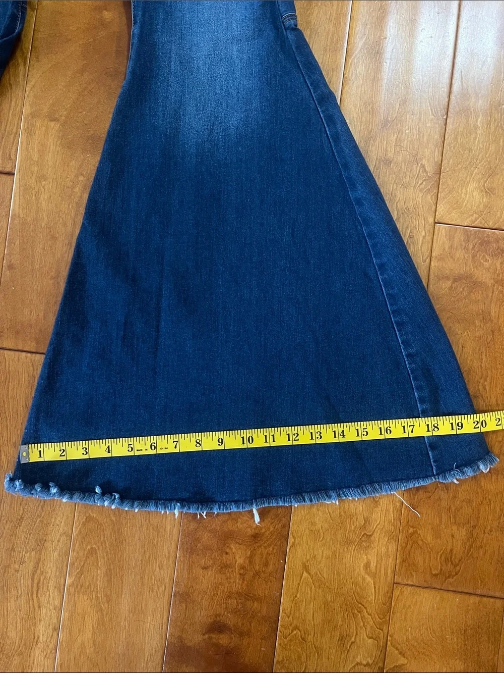 Free People High-Waist Blue Flare Jeans